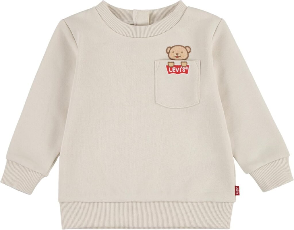 Levi’s Baby Boys’ Lvb Bear Pocket Crewneck 6ek227 Coordinated Outfits Levi’s Baby Boys’ Lvb Bear Pocket Crewneck 6ek227 Coordinated Outfits