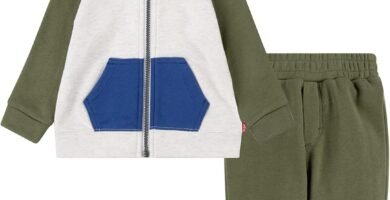 Levi’s Baby Boys’ Lvb Colorblock Hoodie Set 6eh010