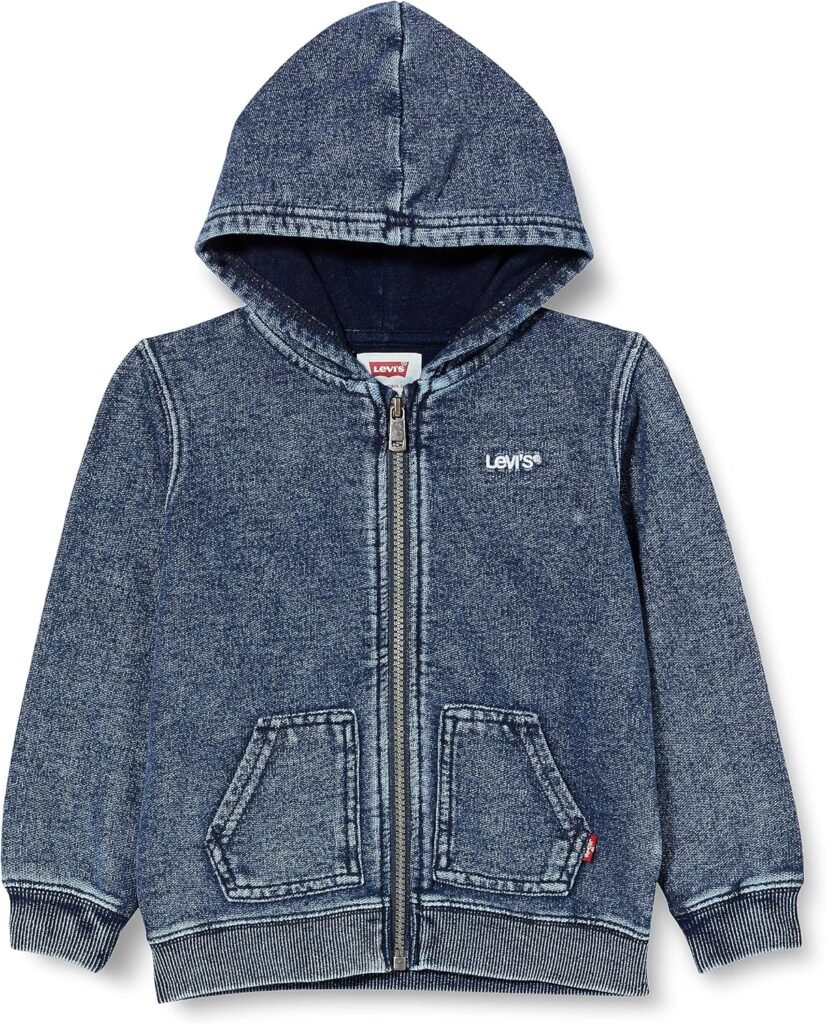 Levi’s Baby Boys’ Lvb Logo Indigo Full Zip Hoodi 6ej188 Levi’s Baby Boys’ Lvb Logo Indigo Full Zip Hoodi 6ej188