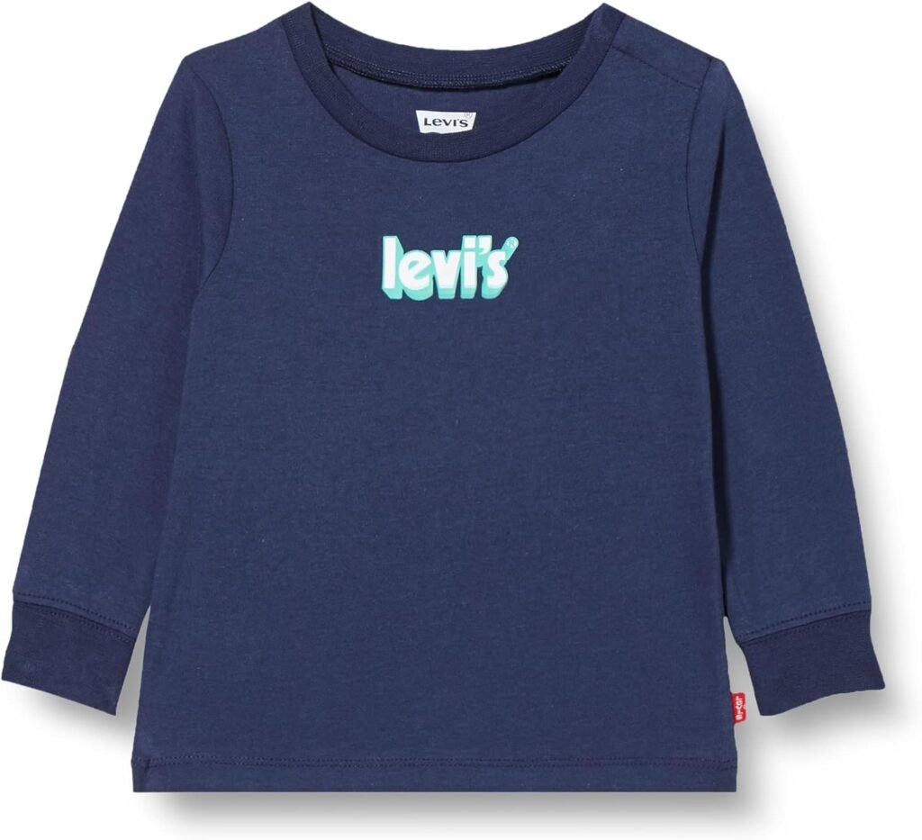 Levi’s Baby Boys’ Lvb Long Sleeve Cozy Tee Shirt 6eg566 LS