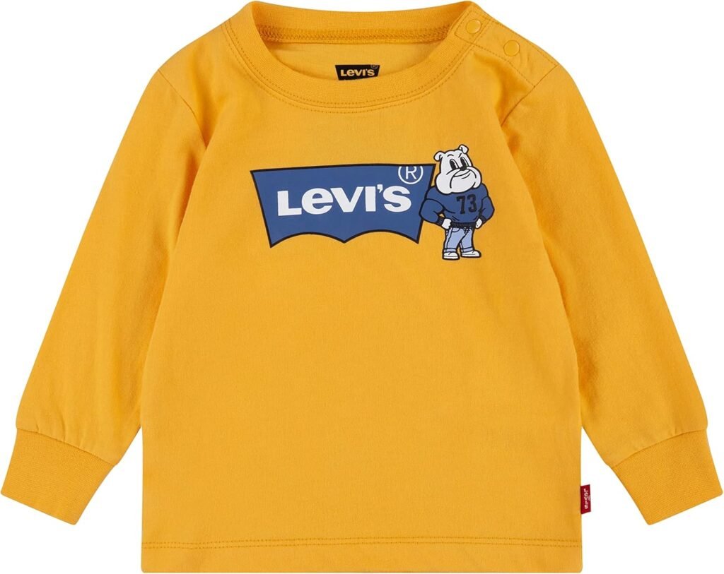 Levi’s Baby Boys’ Lvb Mascot Batwing Ls 6eh011 SS TEE Levi’s Baby Boys’ Lvb Mascot Batwing Ls 6eh011 SS TEE
