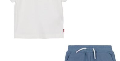 Levi’s Baby Boys’ Tee and Short Set Sbss242 Coordinated Outfits