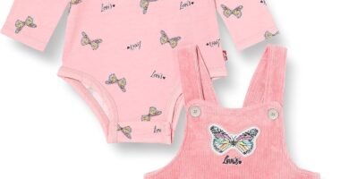 Levi’s Baby Girls’ Lvg Corduroy Skirtall Set 1ej325