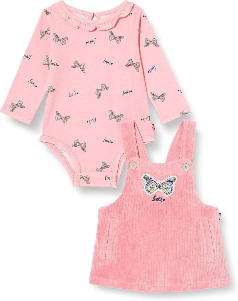 Levi’s Baby Girls’ Lvg Corduroy Skirtall Set 1ej325