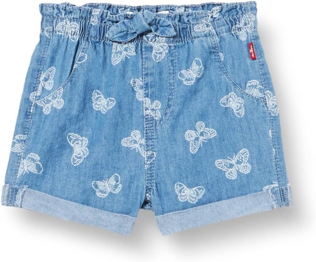 Levi’s Baby Girls’ Lvg Denim Scrunchie Short 1ee711 Levi’s Baby Girls’ Lvg Denim Scrunchie Short 1ee711