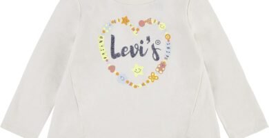 Levi’s Baby Girls’ Lvg Friendly Notched Front Te 1ej232 Tshirt