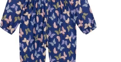 Levi’s Baby Girls’ Lvg Jumpsuit & Headband Set 1ef577 Overall/Shortall