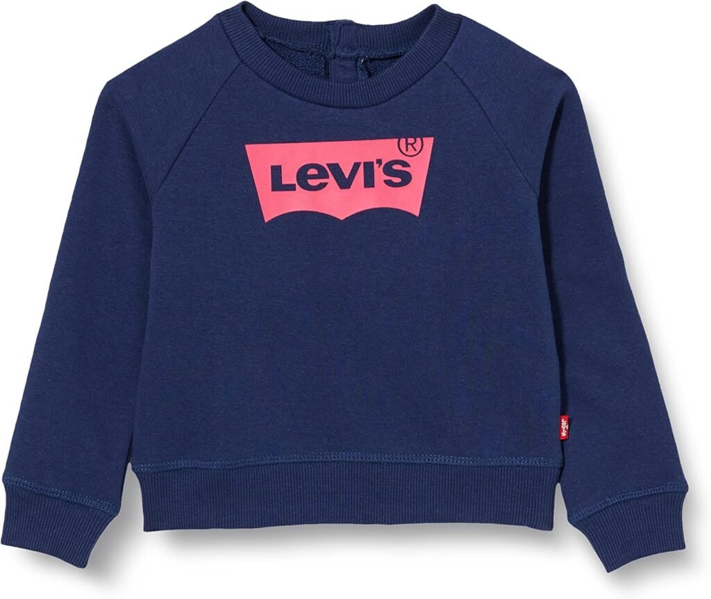 Levi’s Baby Girls’ Lvg Ket Item Logo Crew 1e6660 Sweatshirt