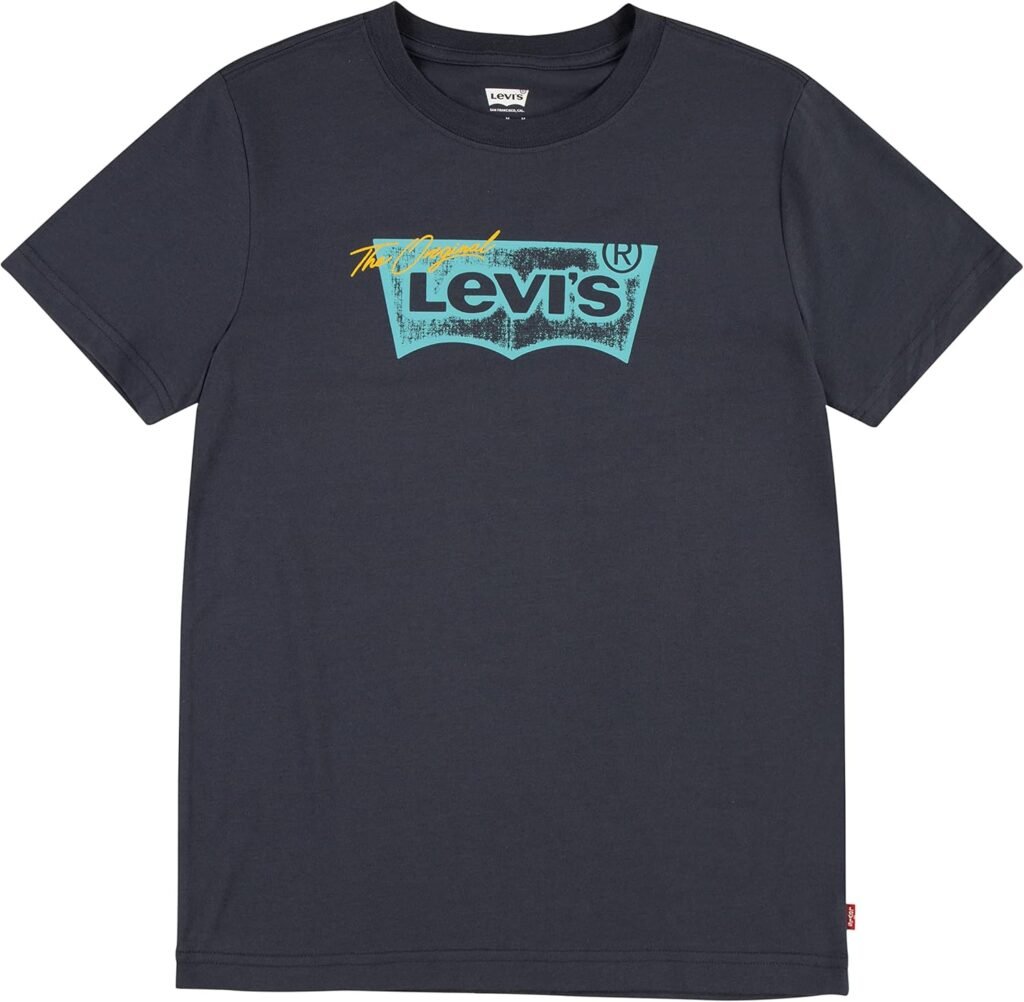 Levi’s Boy’s Lvb Distressed Batwing Tee 9eh225 SS