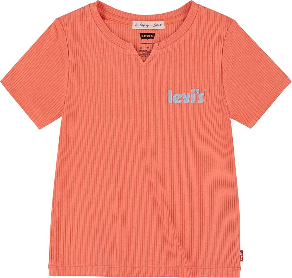 Levi’s Girl’s Lvg Short Sleeve Notch Baby Tee 3ee410