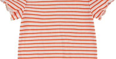 Levi’s Girl’s Lvg Ss Ribbed Baby Tee Shirt 4ee327