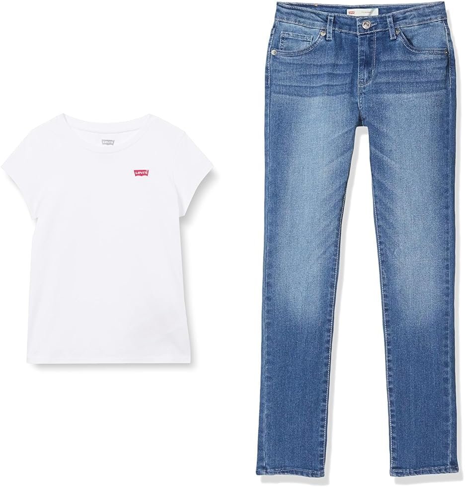 Levi’s Kids LVG S/S Batwing Tee and 711 Skinny Jean