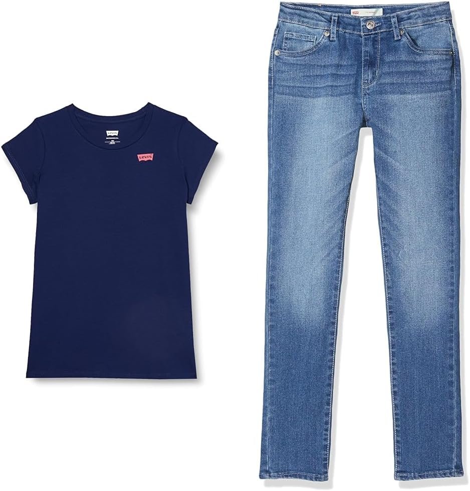 Levi’s Kids ss Batwing Tee Girls Kids 711 Skinny Jean Girls Levi’s Kids ss Batwing Tee Girls Kids 711 Skinny Jean Girls