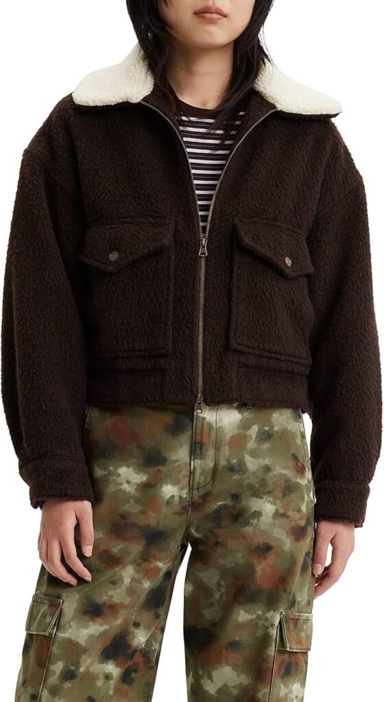 Levi’s Women’s Baby Bubble Wool Trucker Jacket