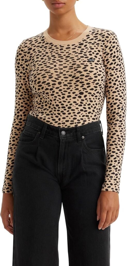 Levi’s Women’s Long-Sleeve Baby Tee T-Shirt