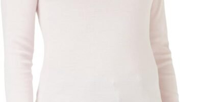 Levi’s Women’s Long-Sleeve V-Neck Baby Tee T-Shirt