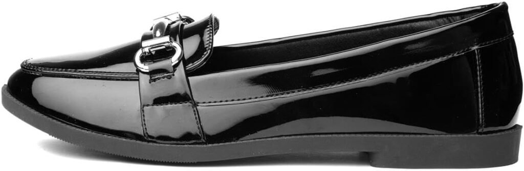 Lilley Anna Womens Black Patent Loafer