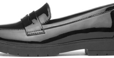 Lilley Annie Womens Black Patent Loafer