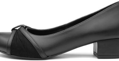 Lilley Valerie Womens Black Court Shoe