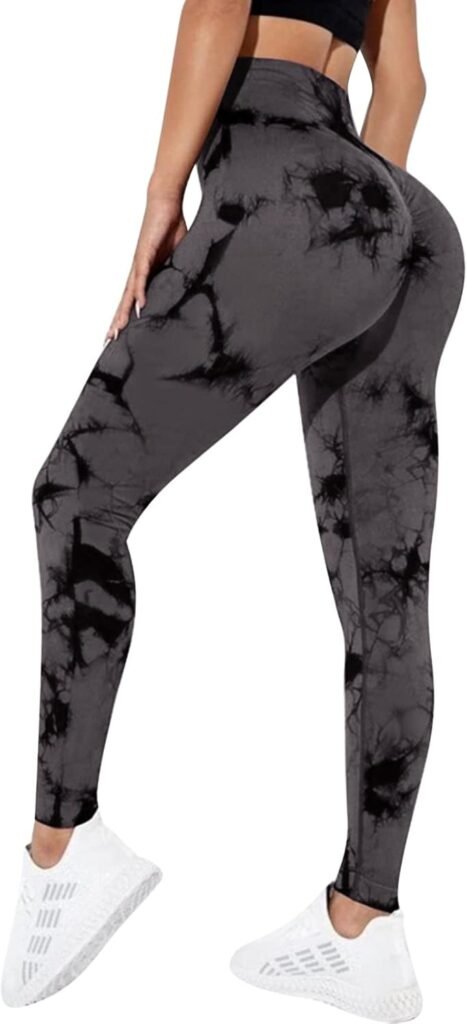 Litthing Women’s High Waist Gym Leggings Scrunch Seamless Leggings Tie Dye Yoga Pants for Workout Tummy Control Sports Tights for Yoga Running Fitness Litthing Women’s High Waist Gym Leggings Scrunch Seamless Leggings Tie Dye Yoga Pants for Workout Tummy Control Sports Tights for Yoga Running Fitness