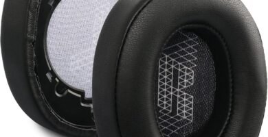 Live 500 BT Ear Pads Replacement Protein Leather Ear Cushions Compatible with JBL Live 500BT Wireless Over-Ear Headphones Earpads Soft and Noise Isolation Memory Foam Earmuffs