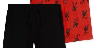 Liverpool F.C. Boys Shorts, Casual Cotton Jogger Shorts, Official Merchandise Liverpool Football Club Gifts for Boys & Teenagers