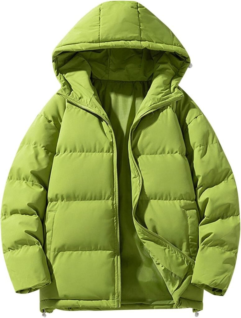 Long Sleeve Jacket for Man Winter Fall Thermal Hooded Cardigan Puffer Jackets Hooded Outfits Mens 2024