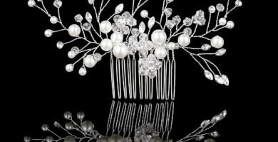 Lusofie Bridal Wedding Hair Combs Rhinestone Pearl Bridal Hair Comb Slides Silver Wedding Hair Accessories for Brides Women and Girls Lusofie Bridal Wedding Hair Combs Rhinestone Pearl Bridal Hair Comb Slides Silver Wedding Hair Accessories for Brides Women and Girls