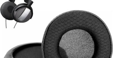 MDR-NC7 Earpads,HAIZEEN Earpads Compatible with Sony MDR-NC7 MDR NC7 MDR-NC8 MDR NC8 Headphones Ear pads Replacement Cushion(Breathable Leather/Durable Fabric and Memory Foam)