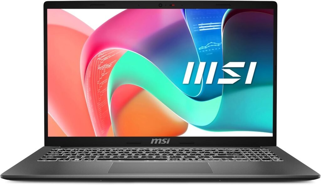 MSI Modern 15 Laptop (F13MG-056UK) – (15.6″ FHD IPS-Level Panel, Intel i3-1315U, Intel UHD Graphics, DDR IV 8GB (3200MHz), 512GB NVMe PCIe SSD, Intel WIFI 6E, Windows 11 Home Plus) – Platinum Gray MSI Modern 15 Laptop (F13MG-056UK) – (15.6″ FHD IPS-Level Panel, Intel i3-1315U, Intel UHD Graphics, DDR IV 8GB (3200MHz), 512GB NVMe PCIe SSD, Intel WIFI 6E, Windows 11 Home Plus) – Platinum Gray