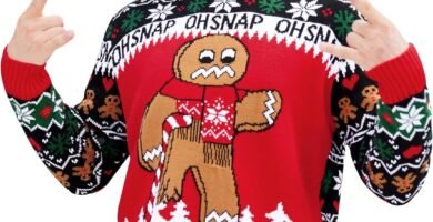 Mainfini Men’s Ugly Christmas Jumper Funny Novelty Naughty Theme Pullovers (S-3XL)