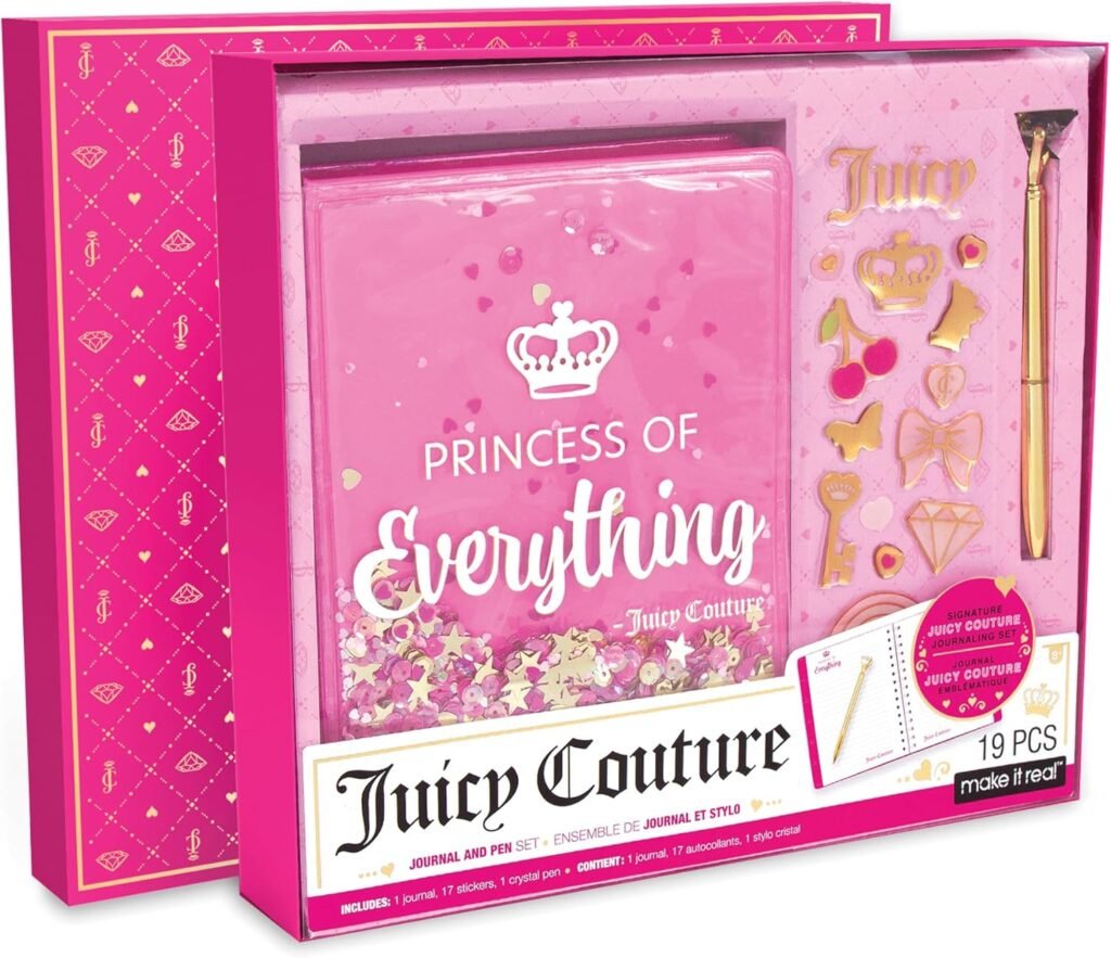 Make It Real 4422 Juicy Couture: Journal and Pen Set, Multi-Colour