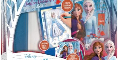 Make It Real – Disney Frozen 2 Fashion Design Tracing Light Table. Kids Fashion Design Kit Includes Light Table, Disney Sketchbook, Stencils, Stickers, Design Guide and More Make It Real – Disney Frozen 2 Fashion Design Tracing Light Table. Kids Fashion Design Kit Includes Light Table, Disney Sketchbook, Stencils, Stickers, Design Guide and More