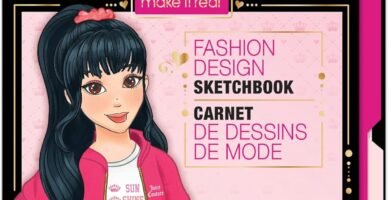Make It Real Juicy Couture Fashion Design Sketchbook with Stencils and Stickers for Creativity – Kids Arts and Crafts Fashion Designer Kit – Girls Gifts Make It Real Juicy Couture Fashion Design Sketchbook with Stencils and Stickers for Creativity – Kids Arts and Crafts Fashion Designer Kit – Girls Gifts