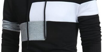 Man Fleece Lined Wool Sport Athletic Hood Outfits Sweatshirt for Man Long Sleeve Color Block Hooded 2024