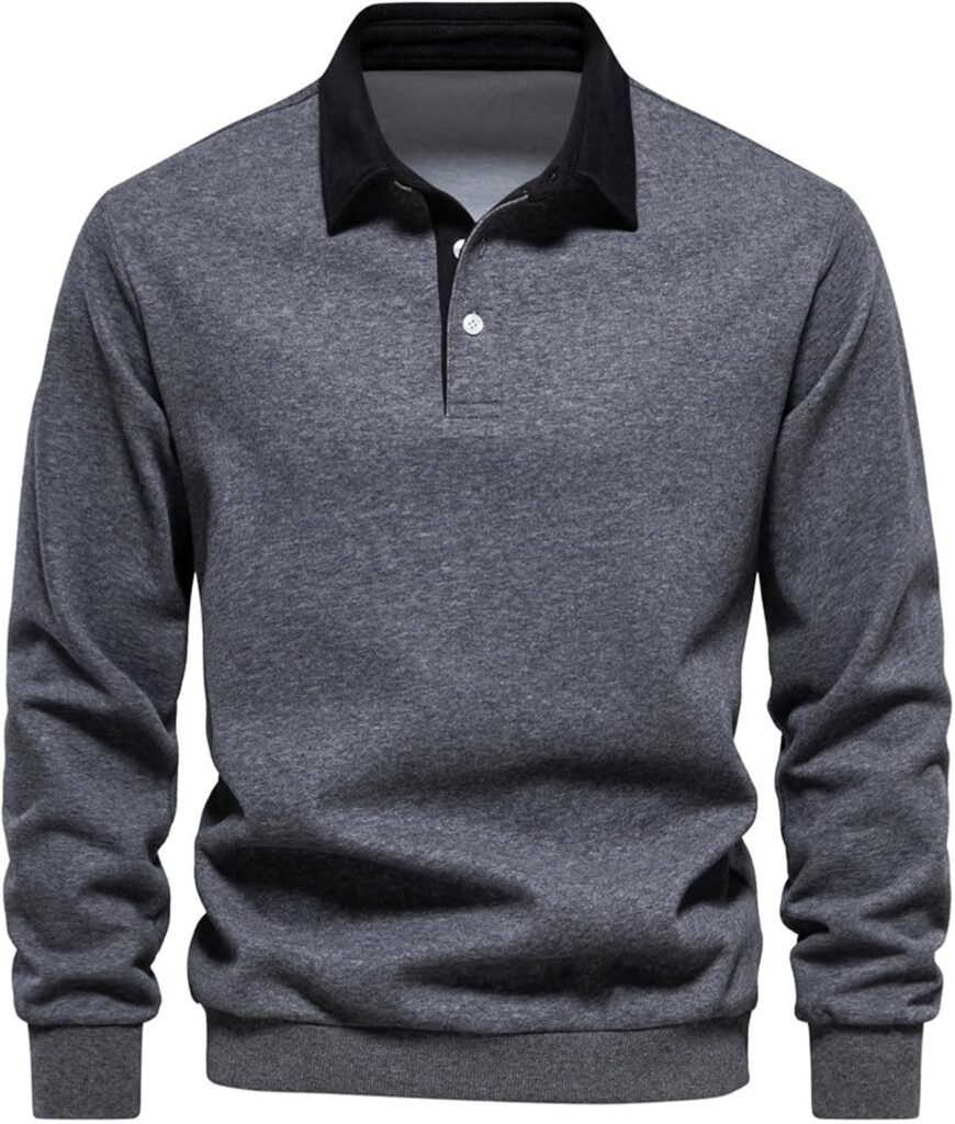 Man Sport Gym Outfit Long Sleeve Outfit Sweatshirt for Mens Turtle Neck Sweater Slim Tunic Fall Winter Outfit 2024