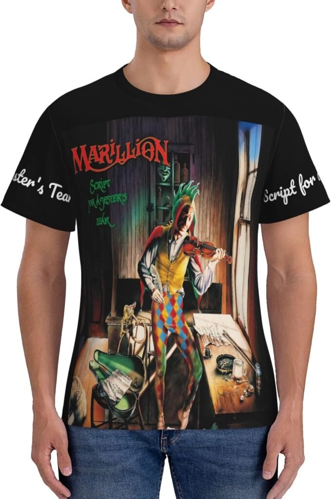 Mar*Ill*i*on T-Shirt Ba*nd Soft T Shirt Short Sleeve Casual Tshirt for Men Teens Boys Crew Neck Tee Fans Merch Tops Mar*Ill*i*on T-Shirt Ba*nd Soft T Shirt Short Sleeve Casual Tshirt for Men Teens Boys Crew Neck Tee Fans Merch Tops