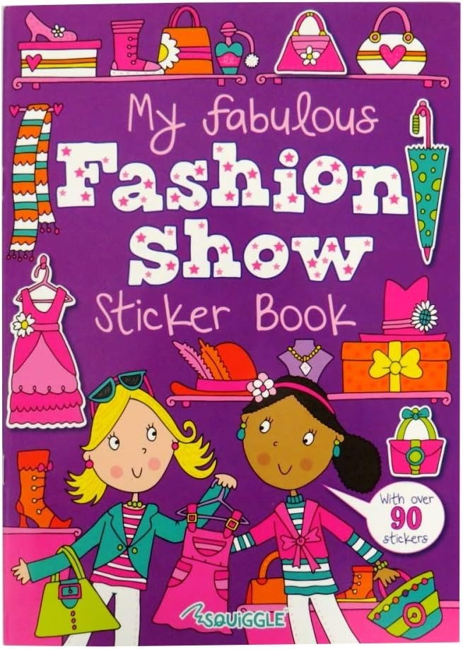 Martello Squiggle Fab Fashion Designer/Fashion Show A4 Sticker Book – 90+ Stickers Design at Random Martello Squiggle Fab Fashion Designer/Fashion Show A4 Sticker Book – 90+ Stickers Design at Random