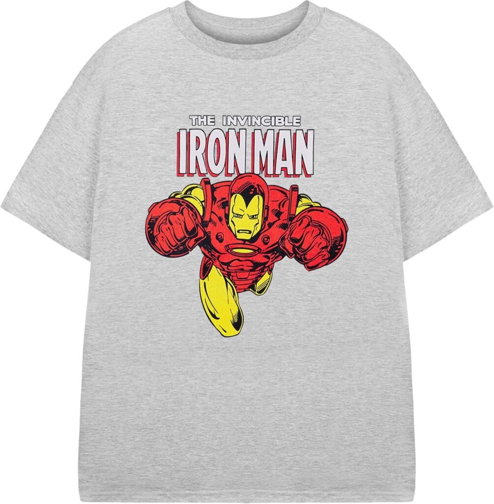 Marvel Kids Boys T-Shirt | Graphic Tee for Kids Options|Short Sleeve Comics Apparel| Superhero Movie Merchandise Gift for Children & Teens Marvel Kids Boys T-Shirt | Graphic Tee for Kids Options|Short Sleeve Comics Apparel| Superhero Movie Merchandise Gift for Children & Teens