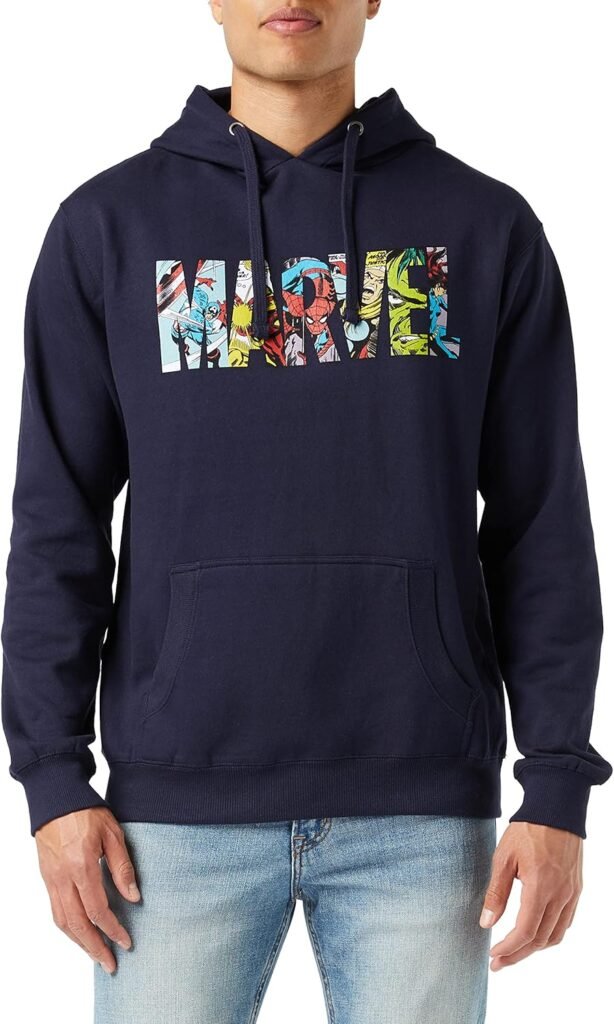 Marvel Men’s Logo Characters Hoodie