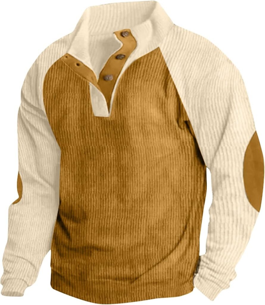 Medieval Thermal Sport Athletic for Man Long Sleeve V Neck Corduroy Color Block Outfit Sweatshirt Mens 2024 Medieval Thermal Sport Athletic for Man Long Sleeve V Neck Corduroy Color Block Outfit Sweatshirt Mens 2024