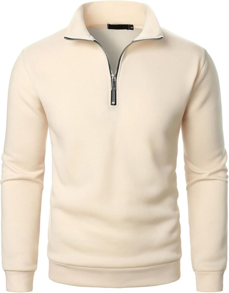 Mens Half Zip Micro Fleece Pullovers Warm Breathable Zip Stand Collar Fleece Sweater Soft Smooth Jumper For Autumn Winter Travelling Walking Outfits Business Office Jumpers Pullover Mens Half Zip Micro Fleece Pullovers Warm Breathable Zip Stand Collar Fleece Sweater Soft Smooth Jumper For Autumn Winter Travelling Walking Outfits Business Office Jumpers Pullover