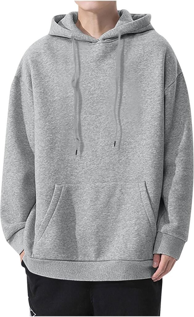 Mens Hooded Hood Outfit Sweatshirt for Man Long Sleeve Winter Fall 2024 Y2K