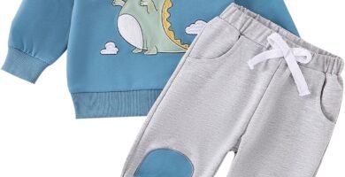 Mesalynch Baby Boy Fall Winter Clothes Outfit Kid Toddler Embroidered Dinosaur Hoodie Sweatshirt Jumper Trouser Jogger Set Tracksuit Mesalynch Baby Boy Fall Winter Clothes Outfit Kid Toddler Embroidered Dinosaur Hoodie Sweatshirt Jumper Trouser Jogger Set Tracksuit