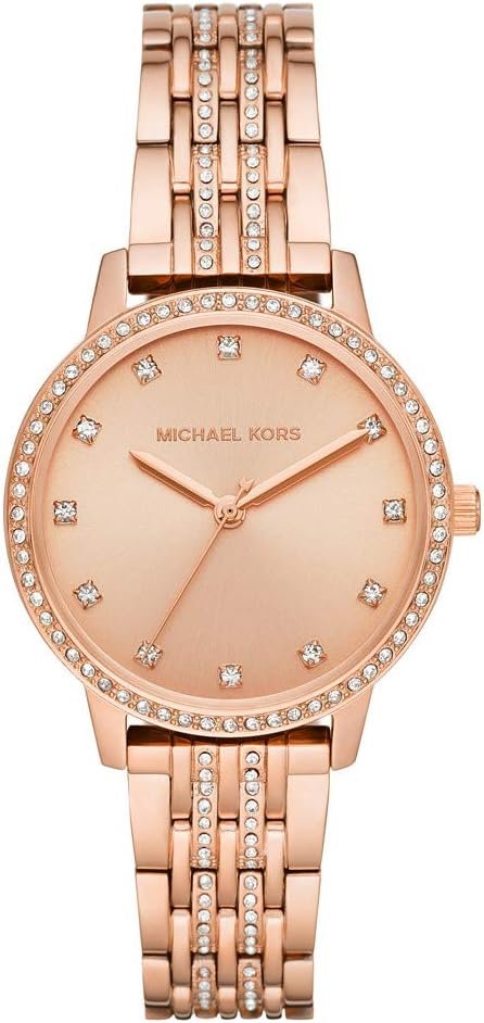 Michael Kors Melissa Watch for Women, Quartz movement with Stainless steel or Leather strap