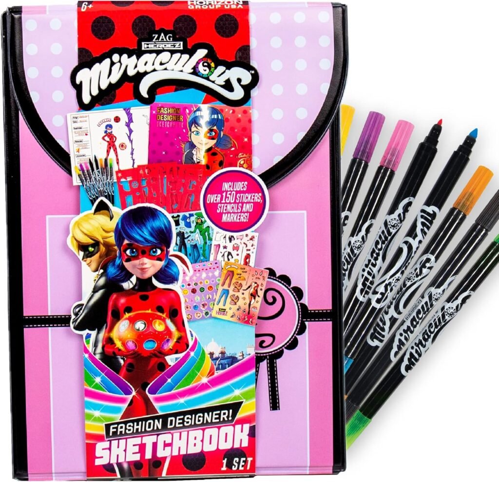 Miraculous Fashion Designer Sketchbook, Miraculous Ladybug Toys, Ladybug and Cat Noir, Ladybug and Cat Noir Toys, Miraculous Ladybug Stickers, Miraculous Stickers, Ladybug Toy, Ladybug Girl, Ages 6+ Miraculous Fashion Designer Sketchbook, Miraculous Ladybug Toys, Ladybug and Cat Noir, Ladybug and Cat Noir Toys, Miraculous Ladybug Stickers, Miraculous Stickers, Ladybug Toy, Ladybug Girl, Ages 6+