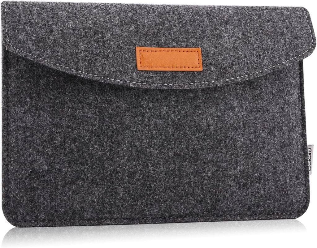 MoKo Sleeve Fits 6-8 Inch Kindle E-Reader, Protective Felt Cover Case Pouch Bag Fit with Kindle Paperwhite (11th Gen.) 2021 6.8″, Kindle Paperwhite Signature Edition 2021 6.8″, Dark Gray MoKo Sleeve Fits 6-8 Inch Kindle E-Reader, Protective Felt Cover Case Pouch Bag Fit with Kindle Paperwhite (11th Gen.) 2021 6.8″, Kindle Paperwhite Signature Edition 2021 6.8″, Dark Gray
