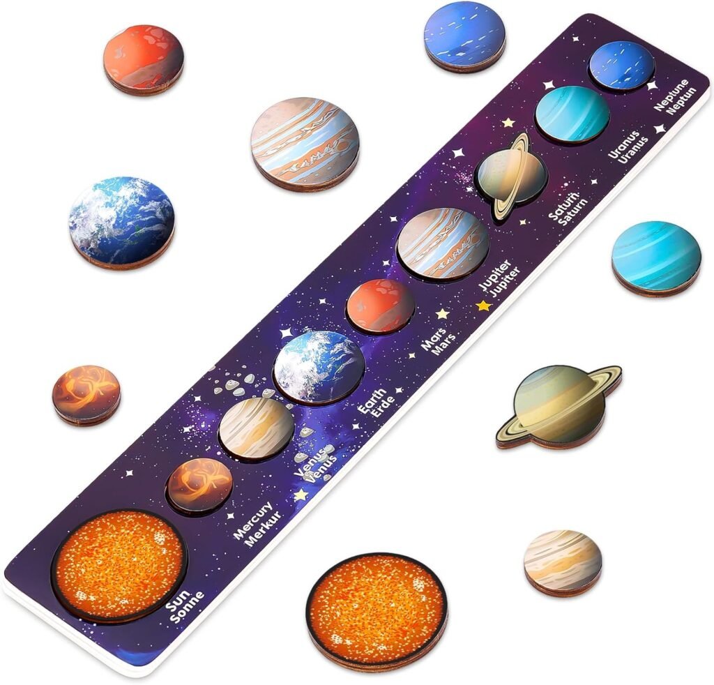 Montessori Toys for 3 4 5 6 Year Old Boys Girls, Wooden Puzzles for 3+ Year Olds Kids Learning Resources Educational Toy for Toddlers Boy Birthday Gifts Age 4 5 6 Space Planet Solar System Presents Montessori Toys for 3 4 5 6 Year Old Boys Girls, Wooden Puzzles for 3+ Year Olds Kids Learning Resources Educational Toy for Toddlers Boy Birthday Gifts Age 4 5 6 Space Planet Solar System Presents