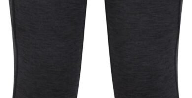 Mountain Warehouse Contin Kids Thermal Trekking Leggings – Moisture Wicking, Stretchy Trousers with Side Pockets, Boys & Girls – Autumn Winter Walking, Hiking & Outdoors