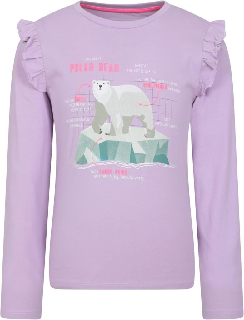 Mountain Warehouse Polar Bear Kids Long Sleeve Top